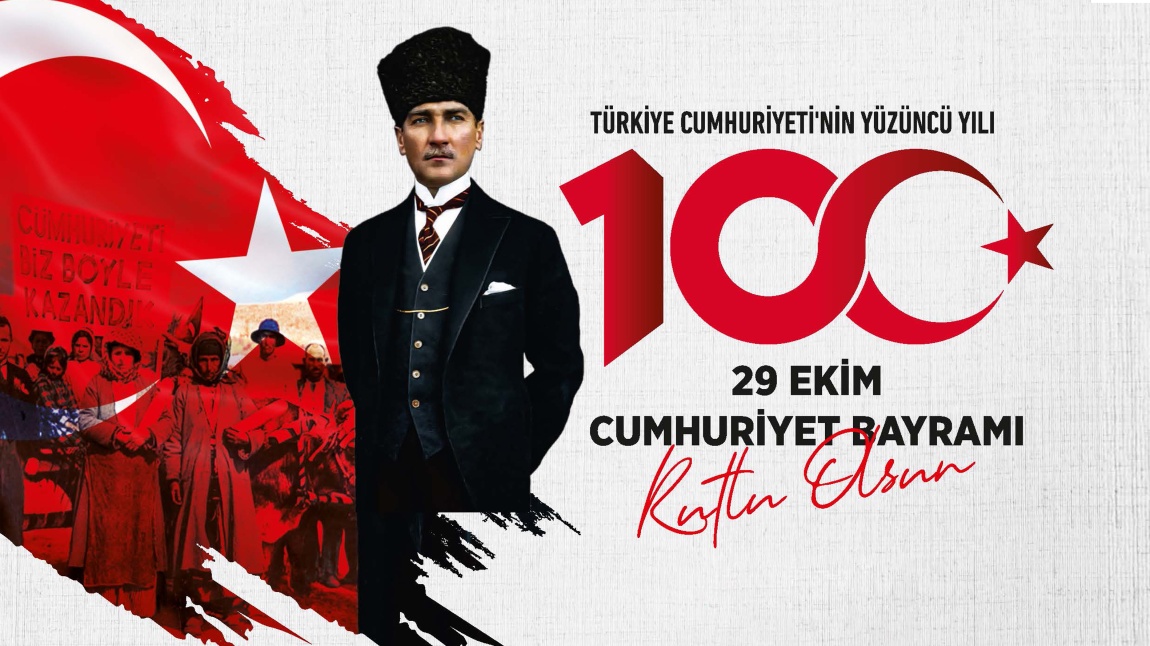 100 yıl 29 Ekim Cumhuriyet Bayramı Kutlu Olsun